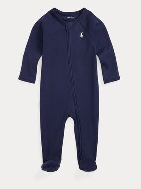 Newborn Ralph Lauren Cotton Onesie